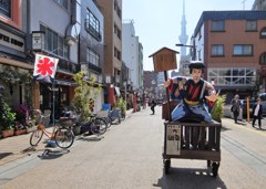 道の真ん中に白波五人男