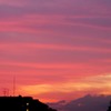 久しぶりの夕焼け