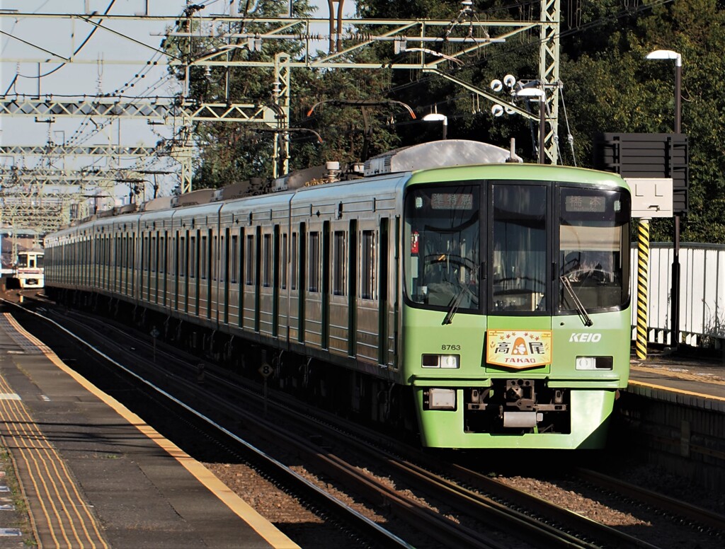 高尾山ラッピング車両