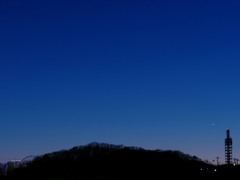 「よみうりランド」の丘ロングショット