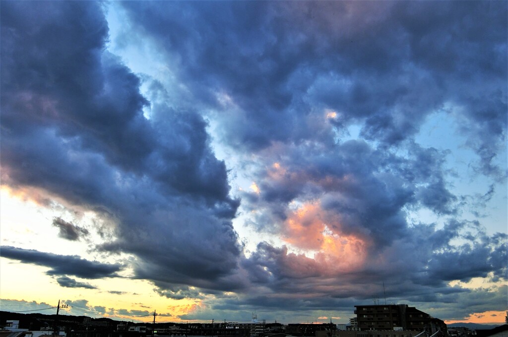 夕暮れ
