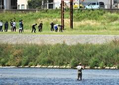 釣人と大学運動部