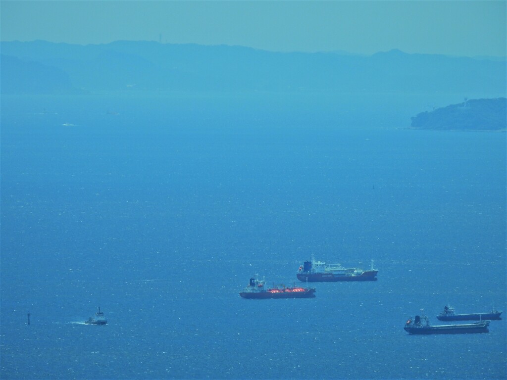 房総半島と三浦半島