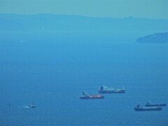 房総半島と三浦半島