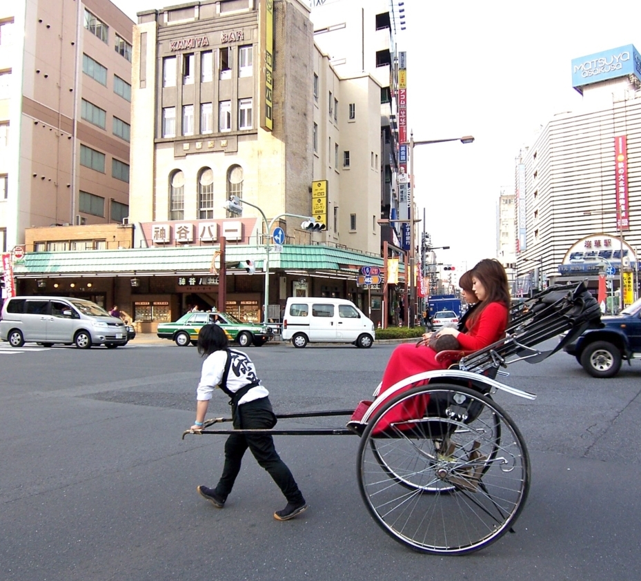 浅草の人力車