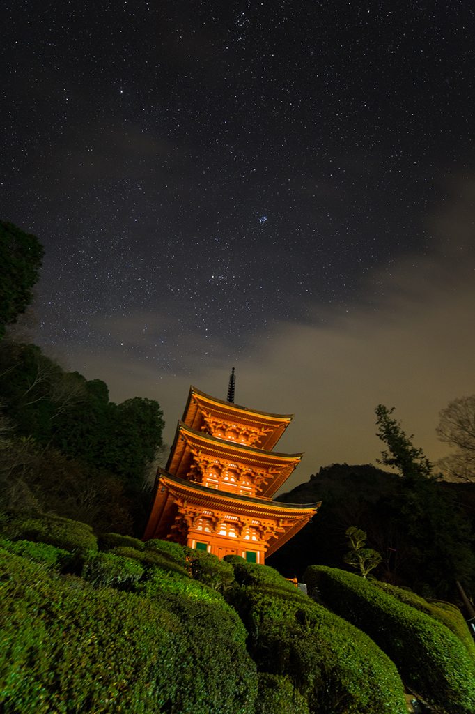 星空と三重の塔 #2