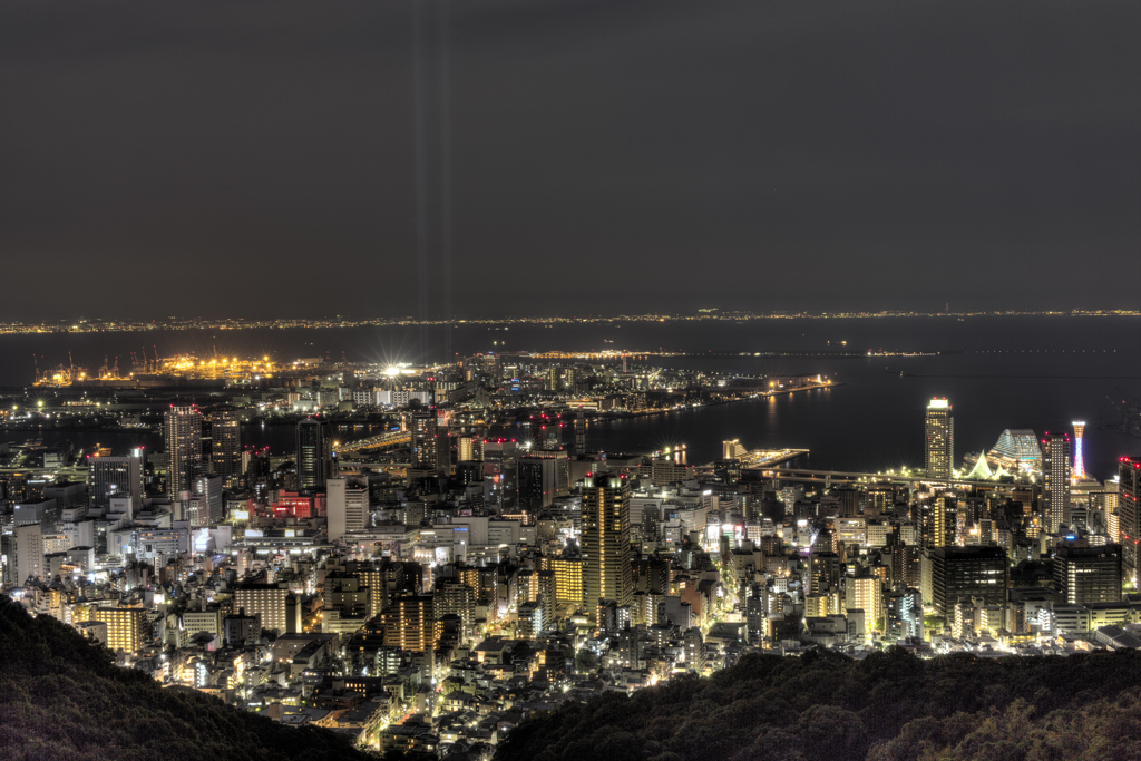 市章山 神戸夜景