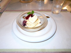 バナナ入り手作りアイスクリーム