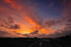 Orange sky highway