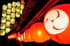 祇園祭の灯