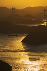 夕暮れの浦