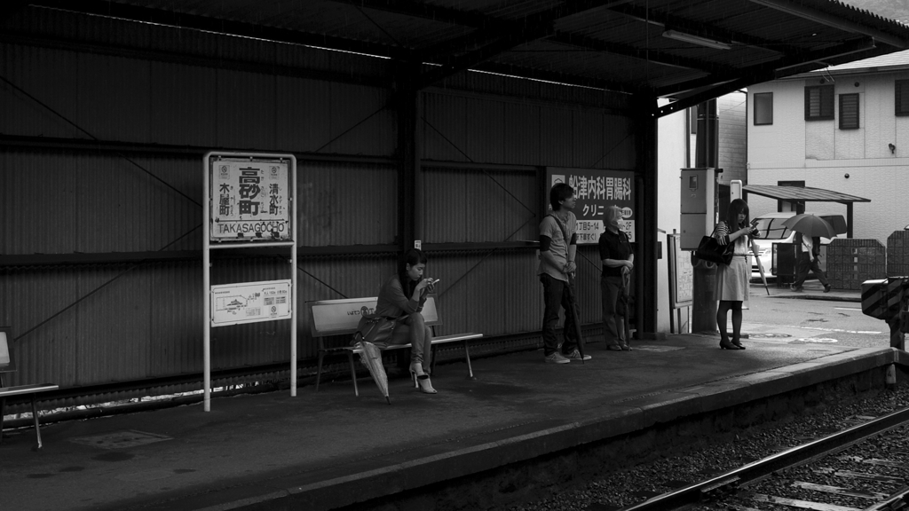 到着１分前