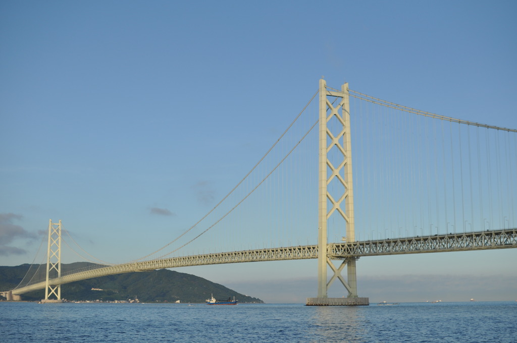 朝焼け明石大橋２