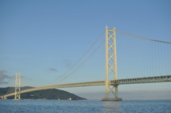 朝焼け明石大橋２