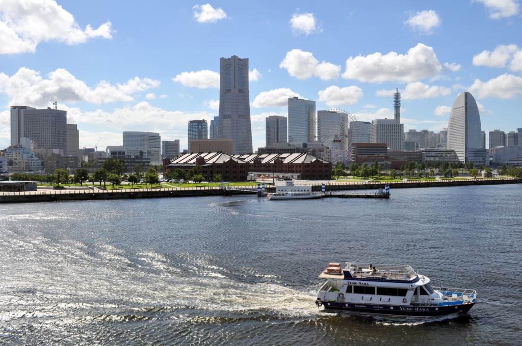 晴天の横浜