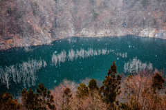 秘境に降る雪