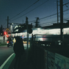 旧綱島街道と東横線