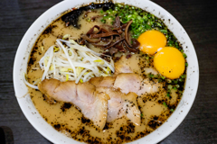 卵入りラーメン