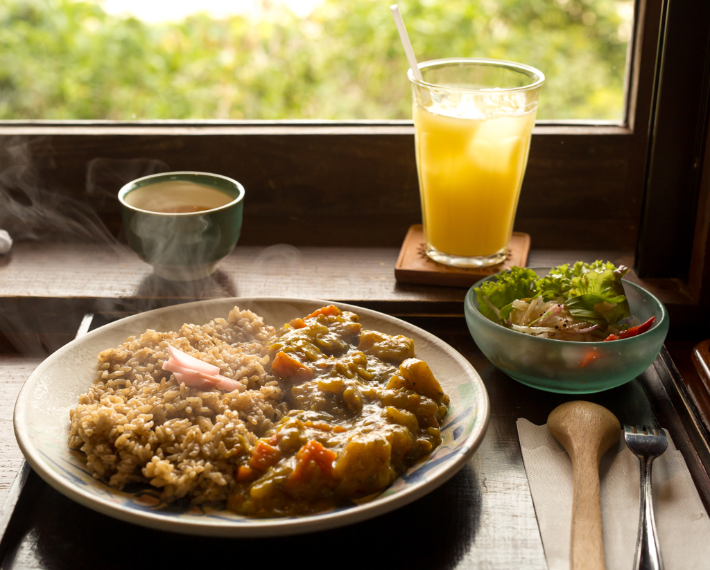 さとうきびごはんのベジタリアンカレー