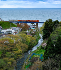 五能線 小入川鉄橋