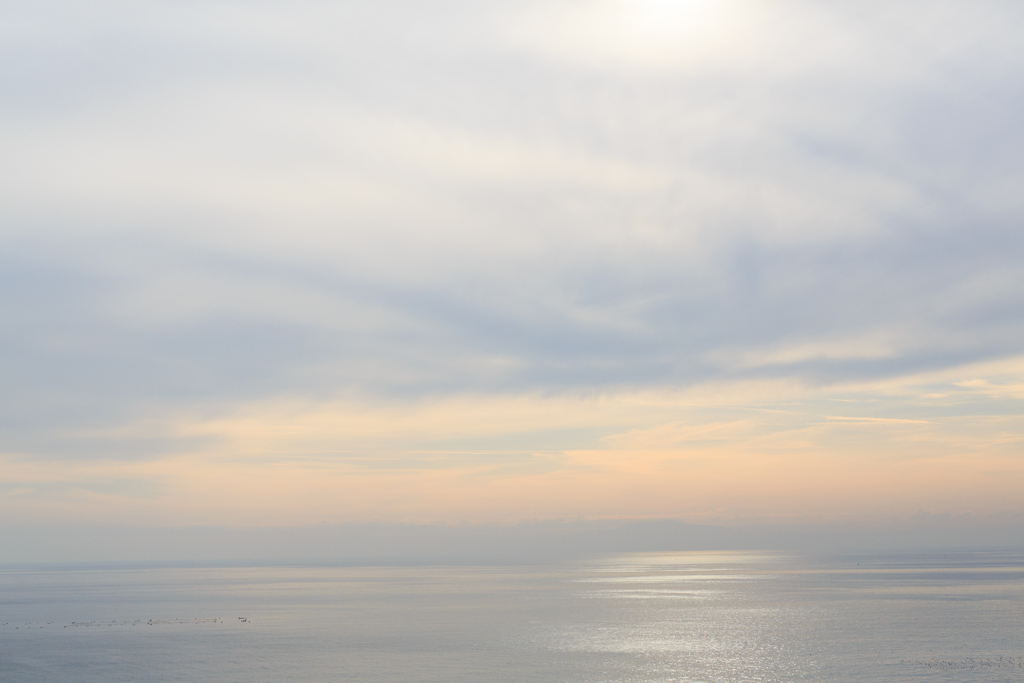 冬の海岸模様 ー 江ノ島