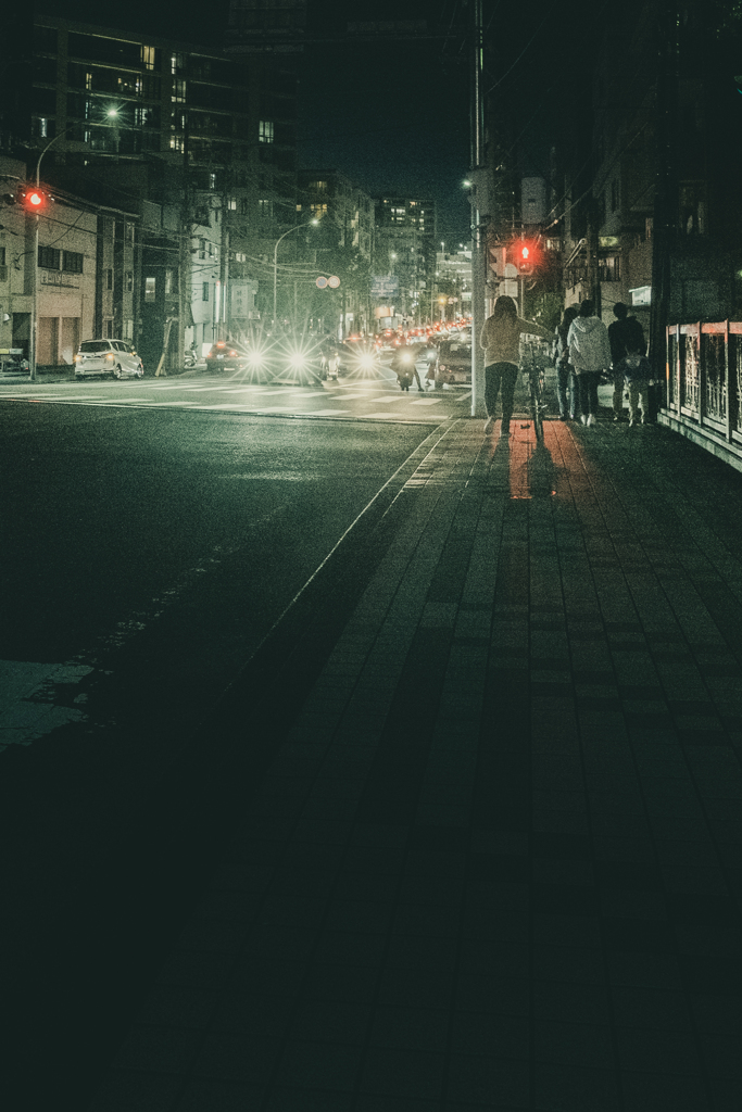 日暮れの大岡川