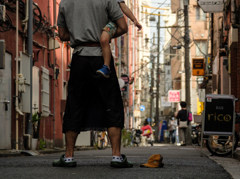 吉田町の夕日