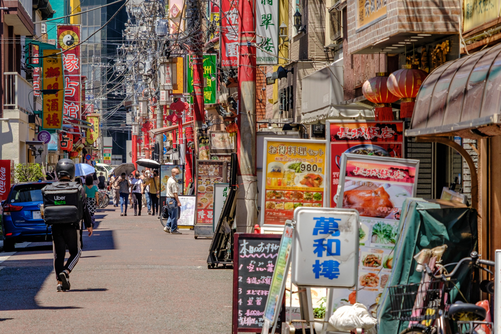 夏の横浜中華街