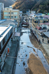 雲見温泉街