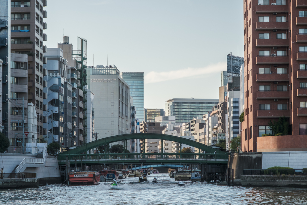 隅田川と神田川と柳橋