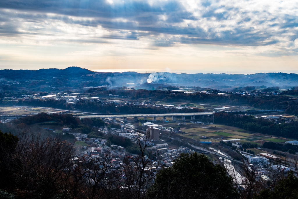 弘法山トレッキング 権現山からの眺め