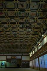 絵天井の大広間
