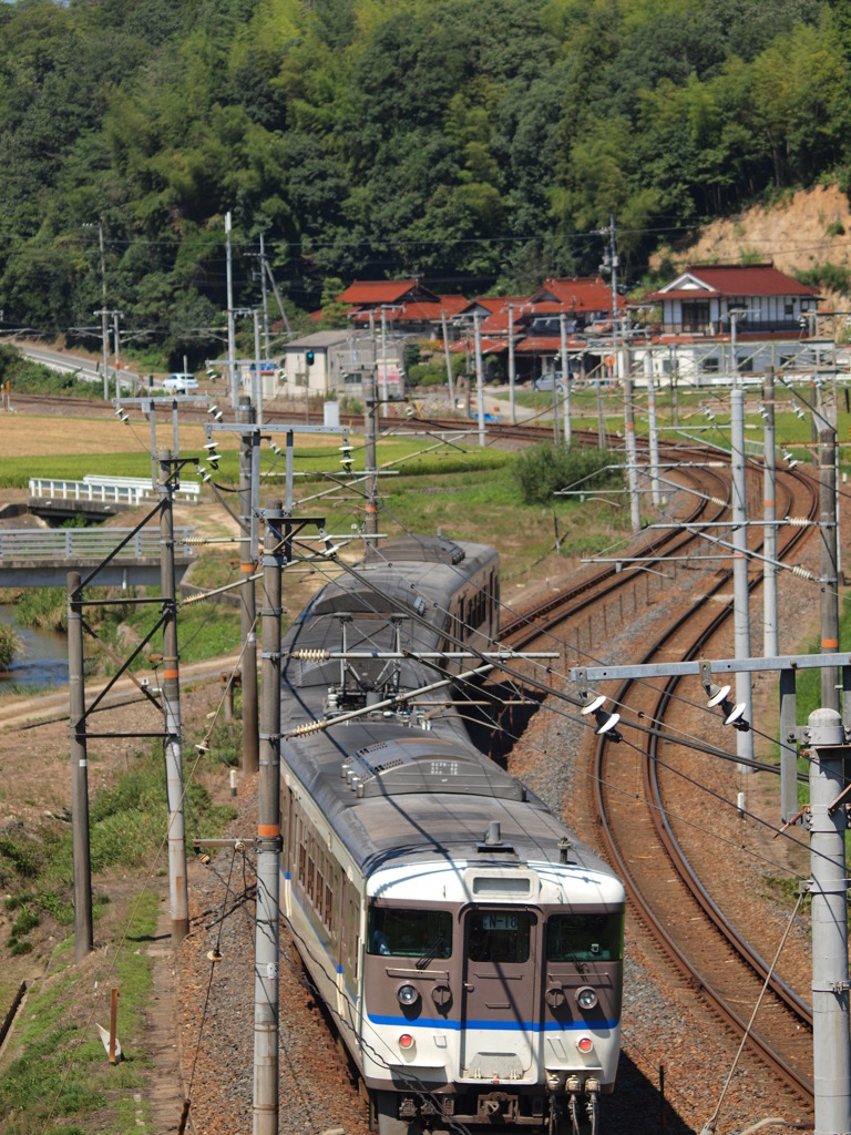 電車にゆられて。