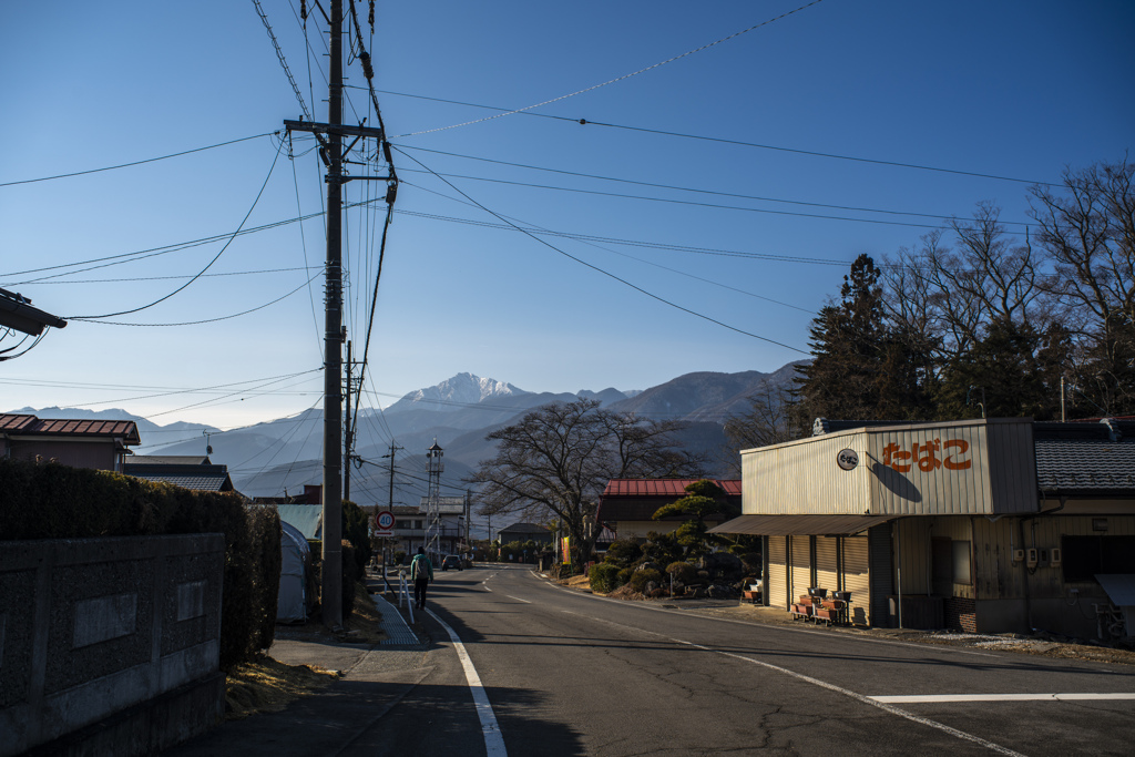 タバコ屋と山