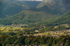 山裾の町