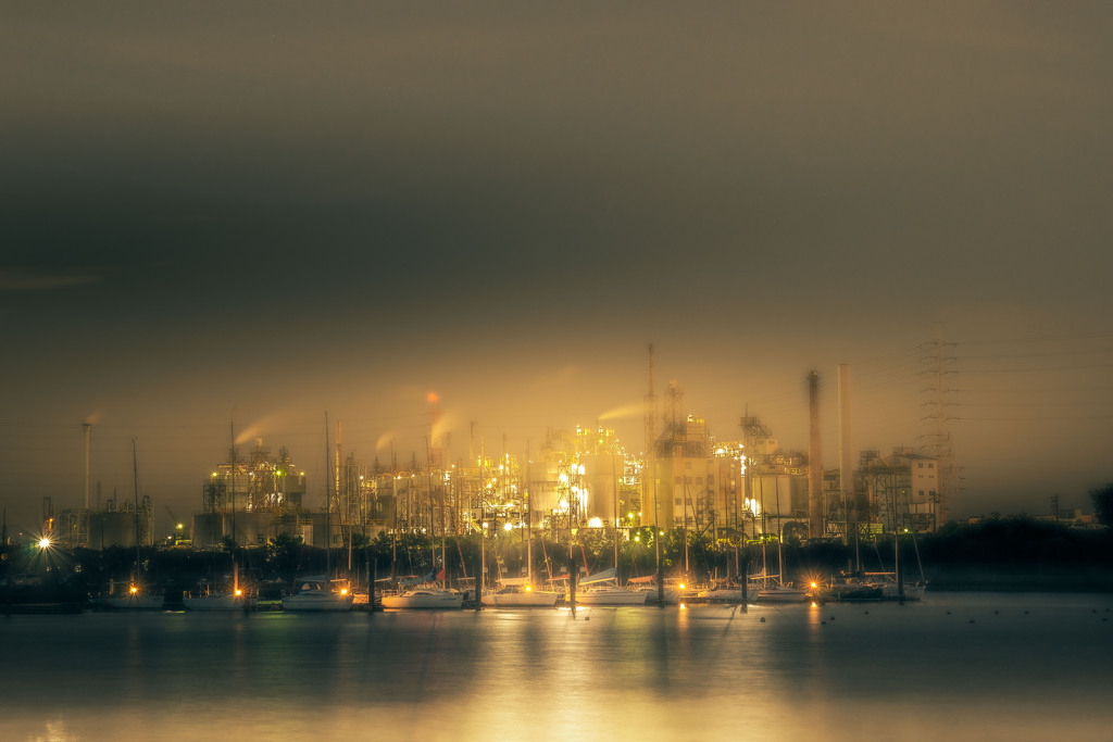 小さな工場夜景