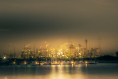 小さな工場夜景
