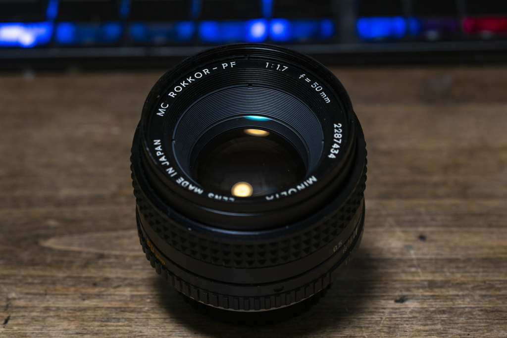ミノルタ MC ROKKOR-PF 50mm F1.7