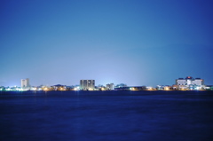 青い夜景