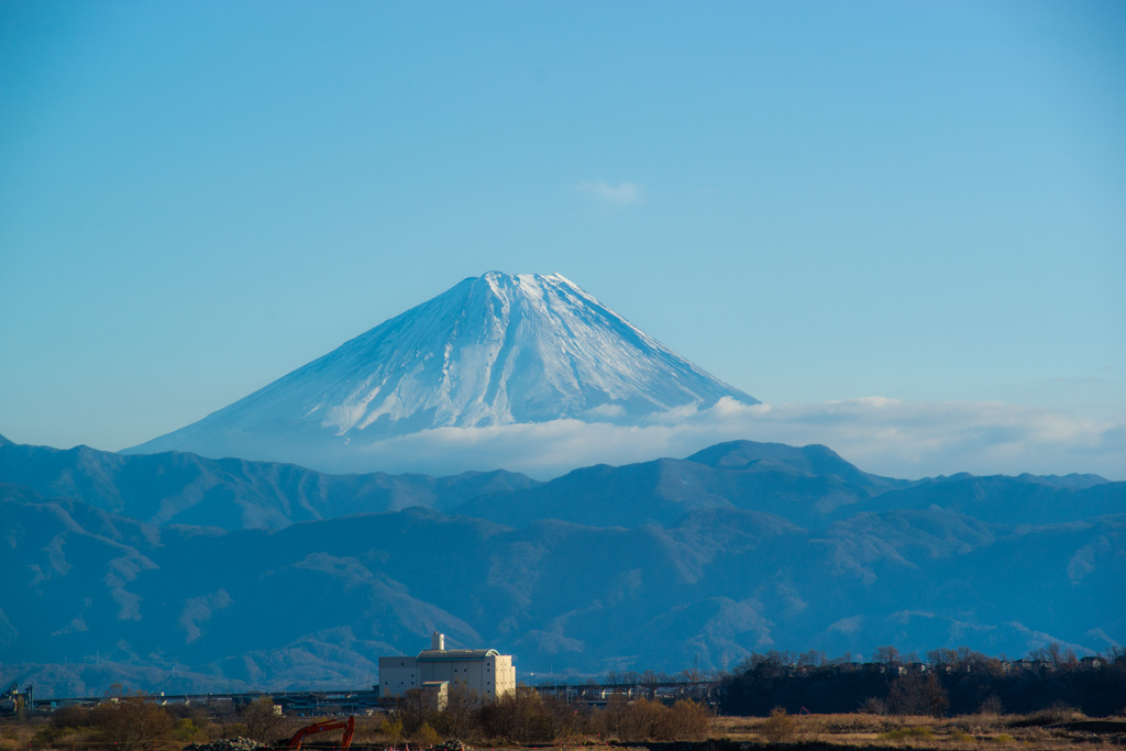 河原から富士