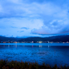 雲と湖