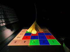 パネルクイズ的ステージに浮遊する