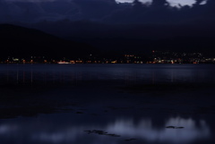 諏訪湖夜景Ⅱ