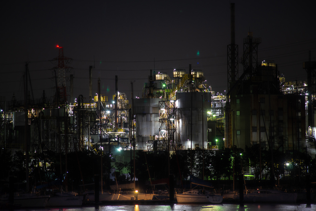 工場夜景