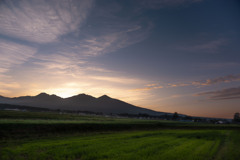 八ヶ岳の朝