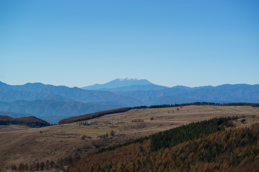 ビーナスラインから見る御嶽山