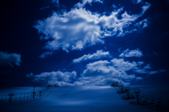 ゲレンデと空
