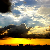 二色の空