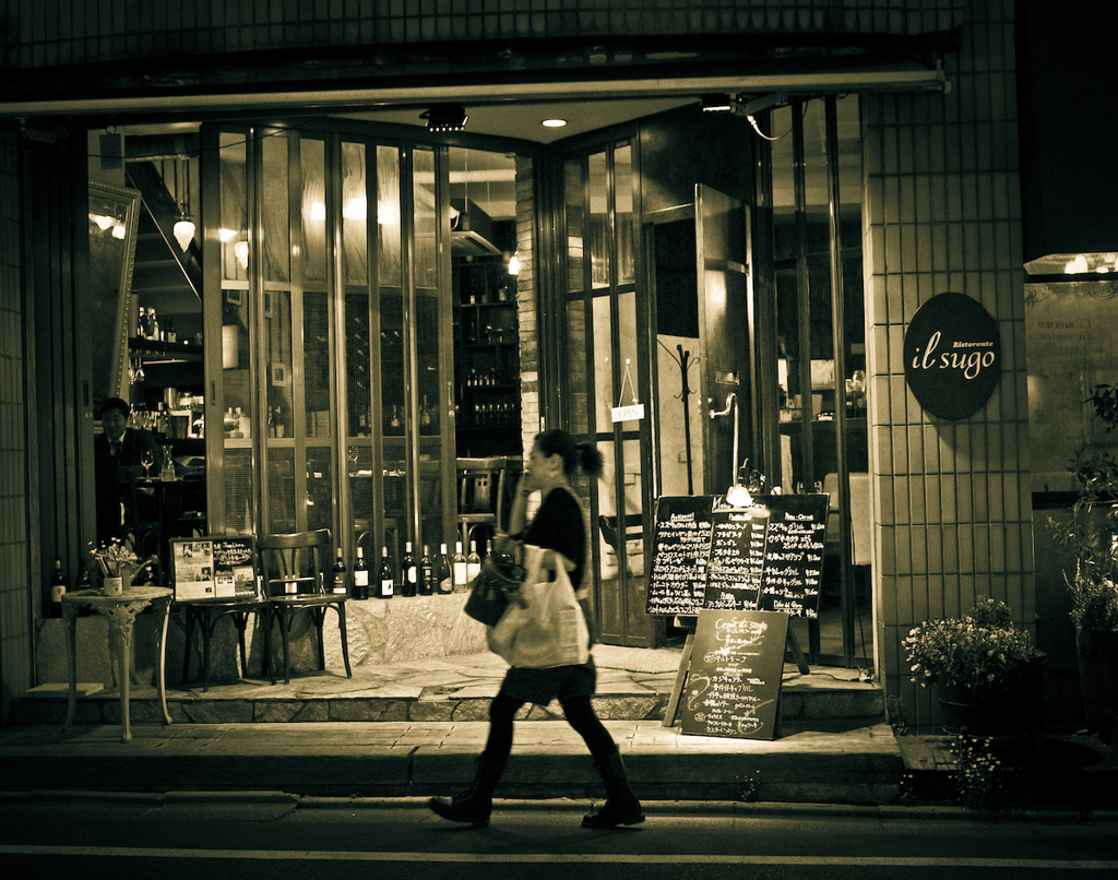 Jiyugaoka at Night #17