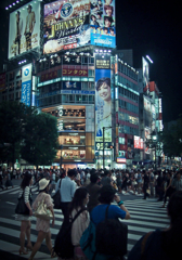 Shibuya at Night-Colour Variations #01